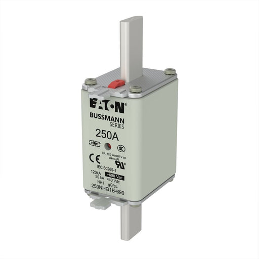 Eaton - Messersicherung Sicherungseinsatz Nieders. 250NHG1B-690 250A AC 690V 120kA − 3 Stück