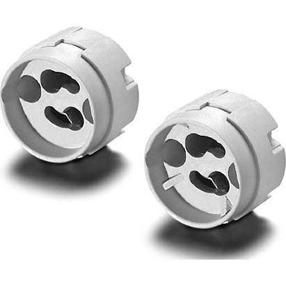 Houben - Lampenfassung Fassung GU10/GZ10 502111 sw Löcher M3