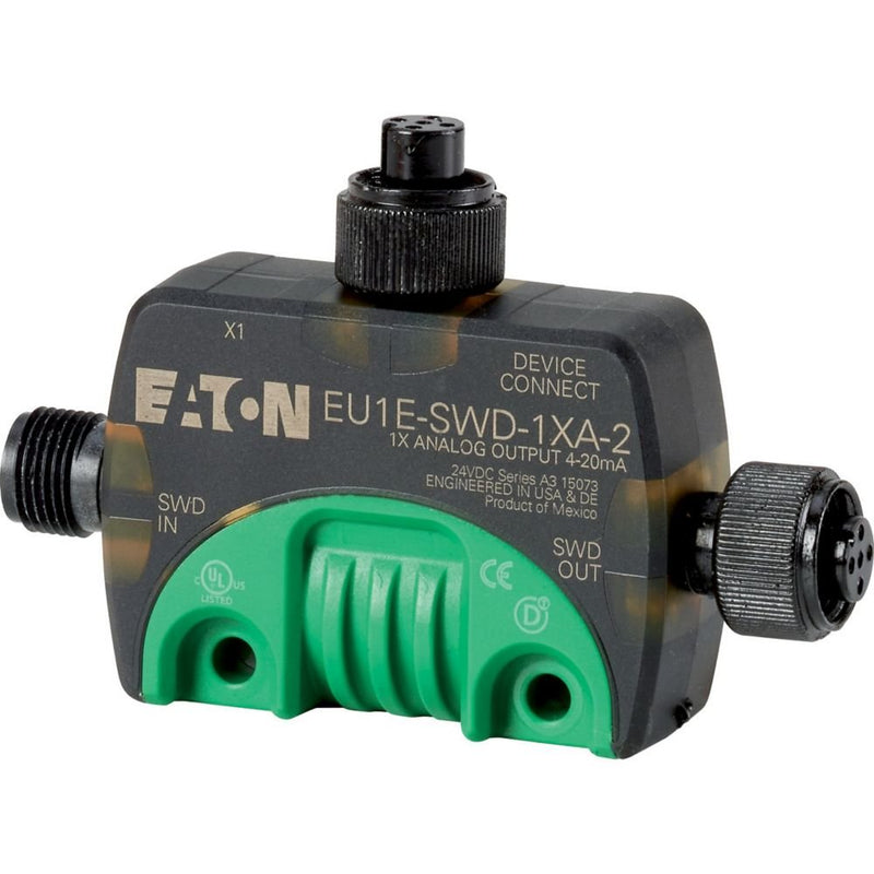 Eaton - Feldbus, Dez. Peripherie - Analoges Ein-/Ausgangs-Modul SWD T-Connector Analogmo- EU1E-SWD-1XA-2 dul 0-20mA IP69K