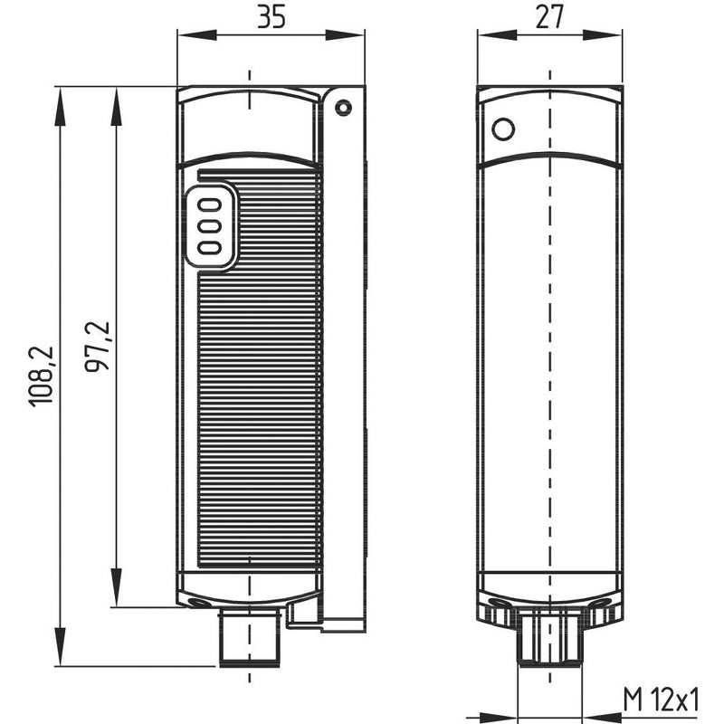 Schmersal - Einzelpositionsschalter Sicherheits-Sensor CSS 12-34-V-D-M-ST  − 1 Stück