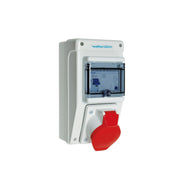 Walther Werke - CEE-Steckdosen-Kombination (IEC 60309) Steckdosenkombination 6591105 Wandgehäuse