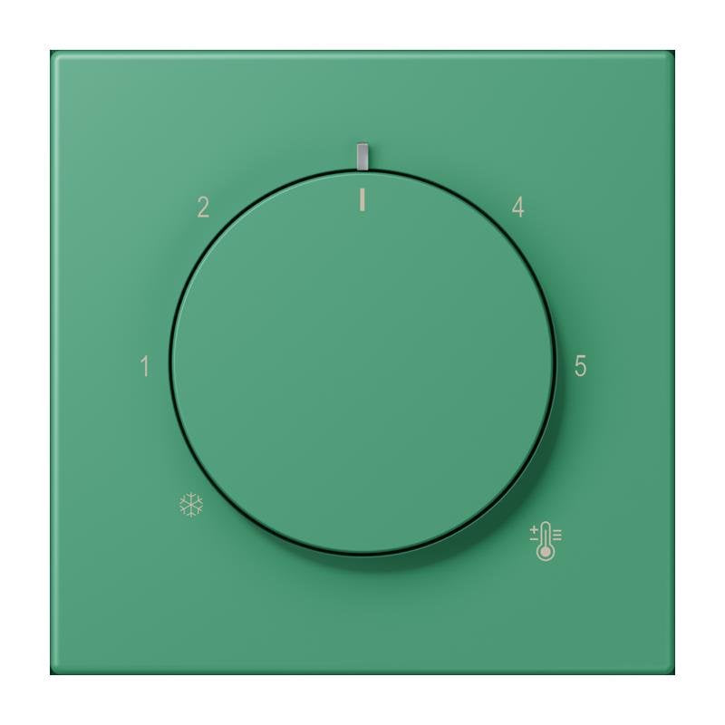 Jung - Abdeckung/Bedienelement für Installationsschalterprogramme Abdeckung für Thermostat LC 1749 BF 250 vert 59 (4320G)