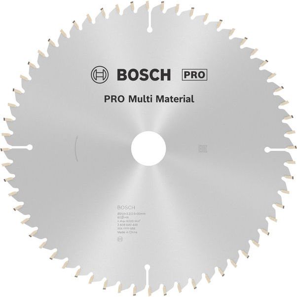 Bosch - Kreissägeblatt PRO Multi Material 2608640449 Kreissägeblatt 254 x