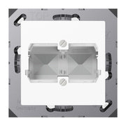 Jung - Einsatz/Abdeckung für Kommunikationstechnik Abdeckung aws A 569-21 ACS WW für Mod.Jack vollges