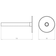Kaiser - Zubehör/Ersatzteile für Leuchteneinbaugehäuse Wandeinbausatz HaloX 180 1299-63 Bauhöhe bis 175mm