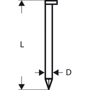 Bosch - Nagel für Nagelgerät D-Kopf Streifennagel 2608200005 SN34DK 50G 2,8 mm 50