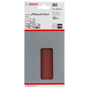 Bosch - Schleifpapier/Schleifvlies Schleifblatt C430, 93 x 2608605304 186 mm 80 8 Löcher