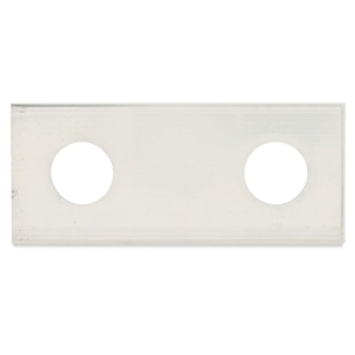 WAGO - Querverbinder/Brücker für Reihenklemme Brücker für Gewindebolzen 884-3042 M16,2-fach,weiß − 10 Stück