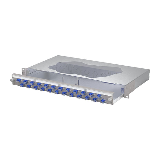 Metz Connect - Patchpanel LWL Patchfeld VIK 1504607424-E 24xLC-D OS2