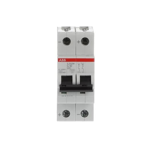 ABB Stotz S&J - Leitungsschutzschalter Sicherungsautomat S202M-C10UC C, 10kA, 10A, 2-p
