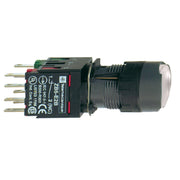 Schneider Electric - Drucktaster, Komplettgerät Leuchtdrucktaster weiß XB6AF1B5B 1S1Ö