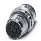 Phoenix Contact - Rundsteckverbinder, feldkonfektionierbar (Industriesteckverbinder) Gerätesteckverbinder ST-5ES1N8A6100S Vorderwand
