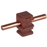 DEHN - Leitungshalter für Blitzschutz Leitungshalter braun LH DS 8 H16 IGM6 BR H 16mm f. Rd 8mm M6