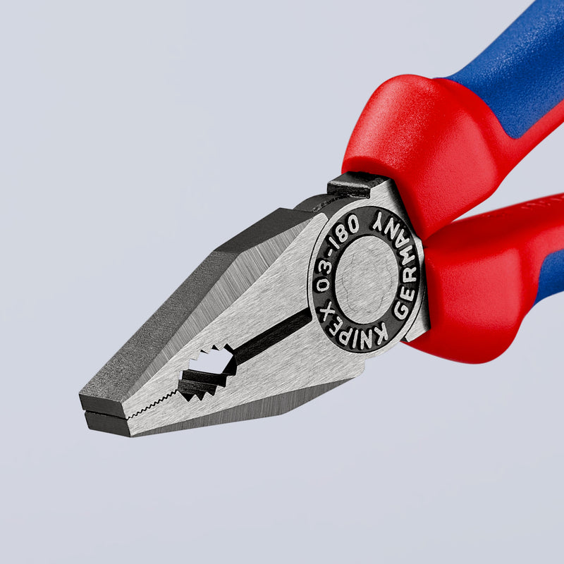 Knipex - Kombizange 03 02 180 SB schwarz, 180mm