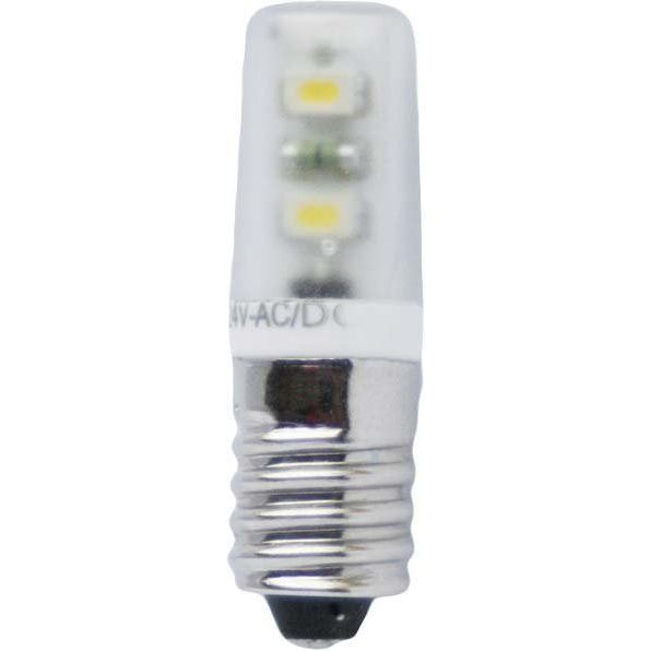 Scharnberger+Hasenbein - Single-LED LED-Rundumleuchte 9,6x32mm 35382 E10 24/28V15mA gelb