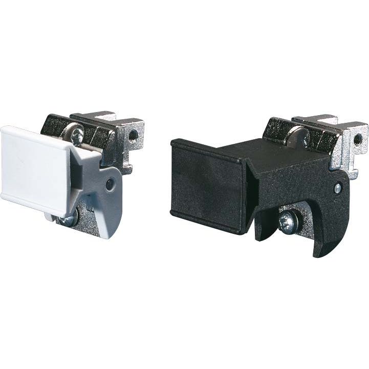Heitec - Befestigungsteil für Baugruppe mit Rastermaß 482,6 mm (19 Zoll) Aushebegriff Typ-I 3685.587 grau 4TE 15mm