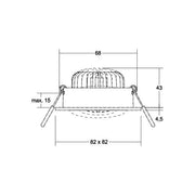Brumberg Leuchten - Downlight/Strahler/Flutlicht LED-Einbaustrahler 39398183 3000K