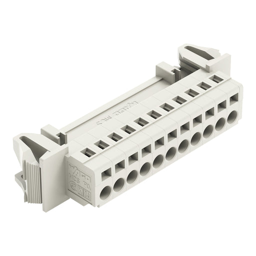 WAGO - Kabelsteckverbinder für Leiterplattensteckverbinder 1-Leiter-Stiftleiste 721-611/114-000 CAGECLAMP,2,5mm²,lgr − 25 Stück