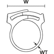 HellermannTyton - Befestigungsschelle für Kabel/Rohre Befestigungsschelle SNP1-POM-WH-C1 − 100 Stück