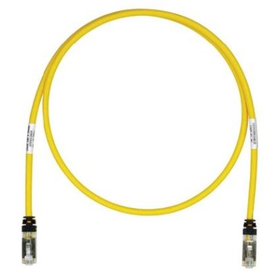 Panduit - Patchkabel Kupfer Patchkabel 10Gig, Kat.6A STP6X5MYL S/FTP, 5,0m, ge − 10 Stück
