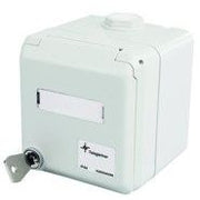 Telegärtner - Aufputzgehäuse für Unterputzgerät Gehäuse abschließbar 100021383 AP IP44 f. 2xAMJ/UMJ