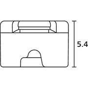 HellermannTyton - Kabelbinder Verbrauchsmaterial 2tlg. 102-66250(5000) abfallfr. Mat.ntzg − 5000 Stück