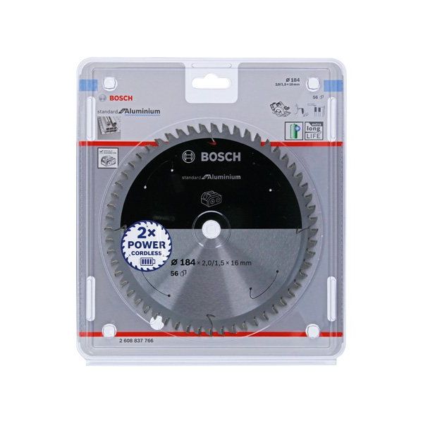 Bosch - Kreissägeblatt PRO Aluminium cordless 2608837766 Kreissägeblatt 184 x