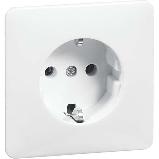 Peha - Schalter-/Steckdosenkombination SCHUKO-Steckdose ws D 80.6611 SI W 16A 250V Schraubkl