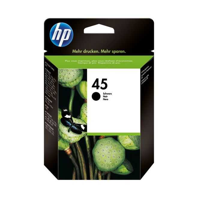 HP - Verbrauchsmaterial für Telefax/Drucker/MFC Tintenpatrone 45/51645AE 42mlsw schwarz