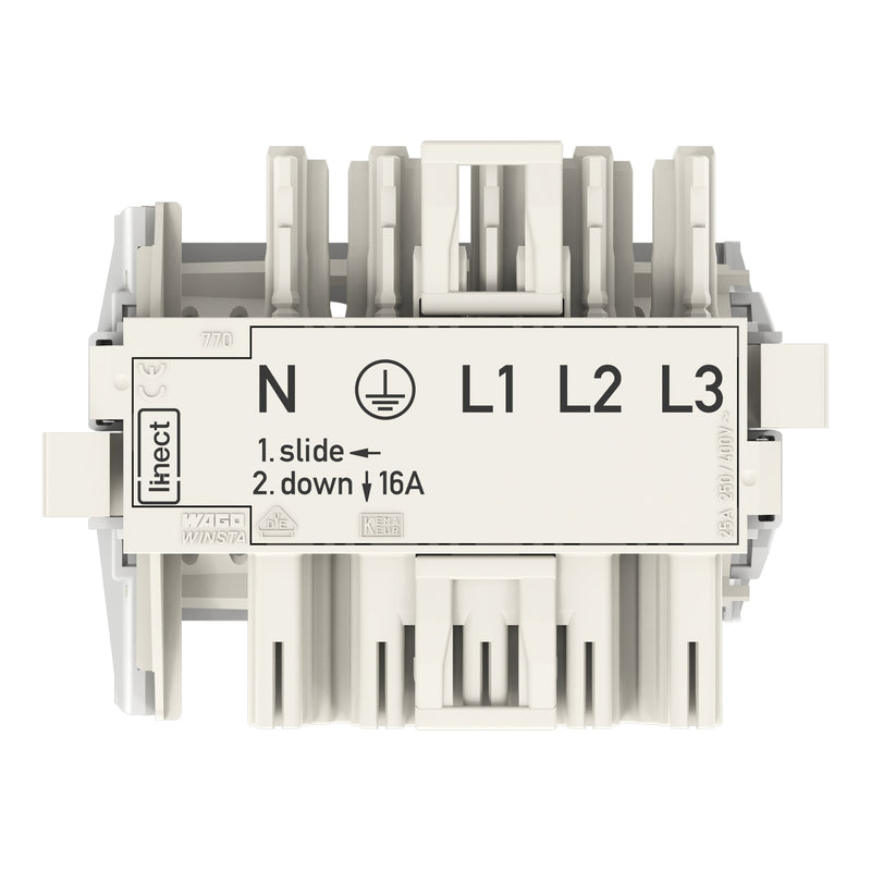 WAGO - Geräteanschluss für steckbare Gebäudeinstallation Linect-T-Steckverbinder 770-6225 Buchse-Stecker 5-p. − 20 Stück