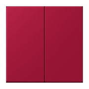 Jung - Abdeckung/Bedienelement für Installationsschalterprogramme Wippe 2fach LC 995 229 rouge carmin (32100)