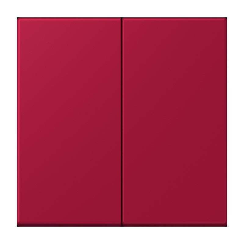 Jung - Abdeckung/Bedienelement für Installationsschalterprogramme Wippe 2fach LC 995 229 rouge carmin (32100)