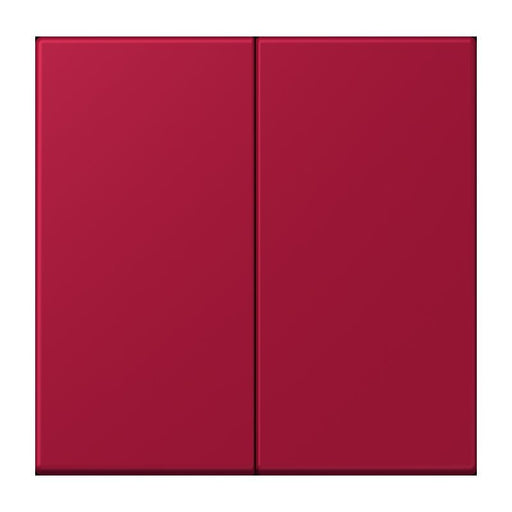 Jung - Abdeckung/Bedienelement für Installationsschalterprogramme Wippe 2fach LC 995 229 rouge carmin (32100)