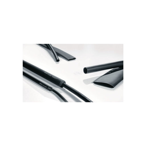 HellermannTyton - Schrumpfschlauch Warmschrumpfschlauch 2:1 342-30030(60) schwarz 60 m Rolle − 60 Meter