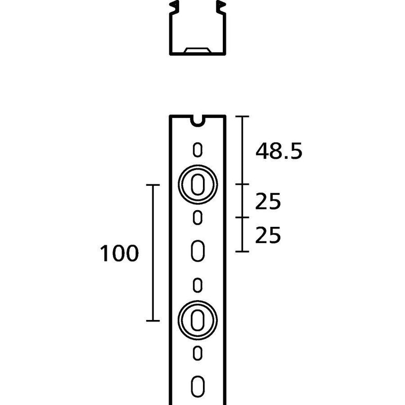 HellermannTyton - Verdrahtungskanal Verdrahtungskanal HTWD-PN-60X40 60x40mm, 2m PVC − 24 Meter