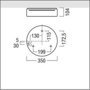 Zumtobel Group - Decken-/Wandleuchte LED-Wannenleuchte PERLUCE O #42182859 2000-830D350EVGIP50