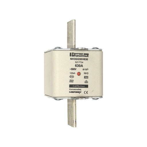 Mersen - Messersicherung NH-Sicherungseinsatz SF NH3GG50V630 Gr.3 gG 630A/500V KM