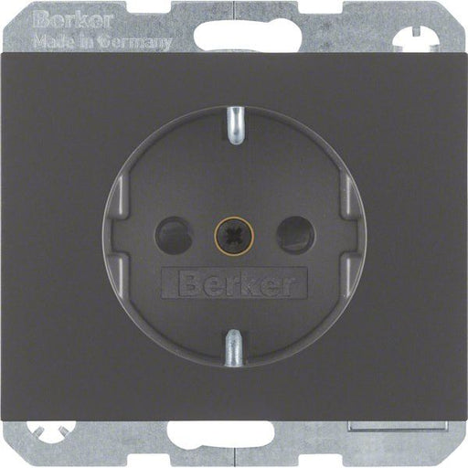 Berker - Steckdose SCHUKO-Steckdose 41357006 anthrazit matt, lack