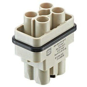 Harting - Kontakteinsatz für Rechtecksteckverbinder Steckverbinder 09120062662 Q, 4/2-M-AS-QL − 10 Stück