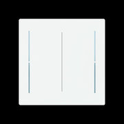 Busch-Jaeger - Bussystem-Tastwippe Abdeckung, 2-fach LFW/A.2.70.11-44m für Keypad