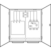 ABN - Zähler-Komplettschrank Wandlermessschrank WMS111-55 IP54 Stw. München By