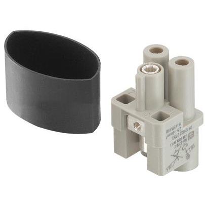 Harting - Kontakteinsatz für Rechtecksteckverbinder Han O 2/O-bu HV 09120022754 2,5-6qmm