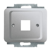 Busch-Jaeger - Einsatz/Abdeckung für Kommunikationstechnik Zentralscheibe ti 2561-266 für 1 Modular Jack