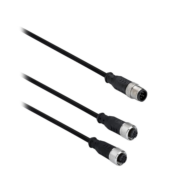 TMSS - Konfektioniertes Sensor-Aktor-Kabel Y-Verteiler M12 Steckverb. XZCRSE − 1 Stück