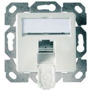 Telegärtner - Kommunikationsanschlussdose Kupfer AMJ45 8 Up/50 Cat.6A 100022959 alpinweiss − 1 Stück