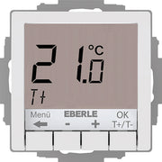 Eberle Controls - Raumthermostat/Uhrenthermostat UP-Thermostat UTE4100R-RAL9016-G55 Hinterleuchtung weiß