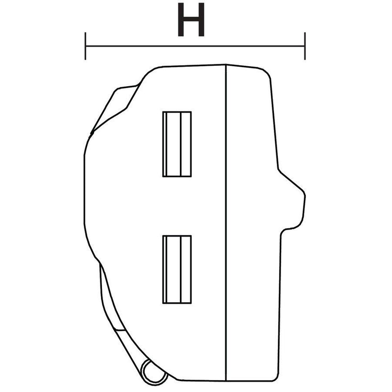 HellermannTyton - Steckklemme Verbindungsklemme HCRN-2-PC-CL (80) 2 Leiter, transp. − 80 Stück