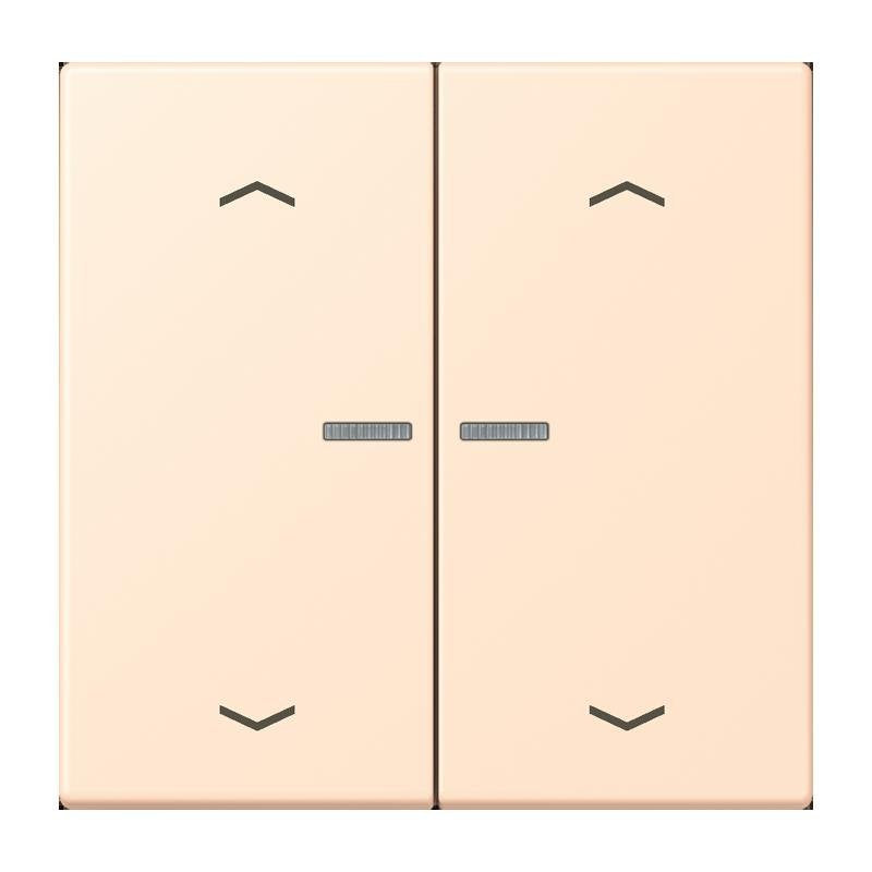 Jung - Bedienelement intelligent Taster mit Pfeilsymbolen BT LC 17102 P 238 terre sienne pale