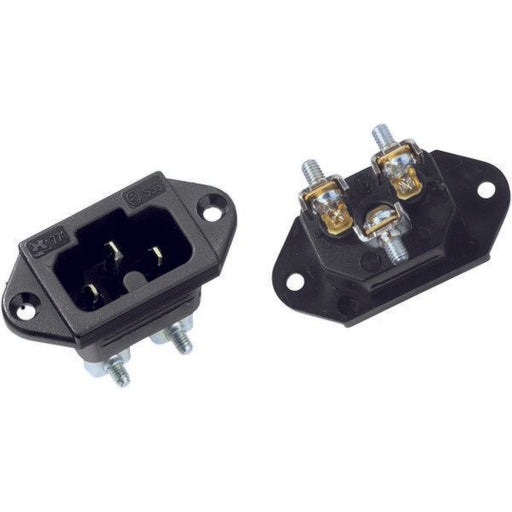 Bachmann - Geräteanschlussdose Heißgeräte-Einbaustecker 918.170 155°C sw