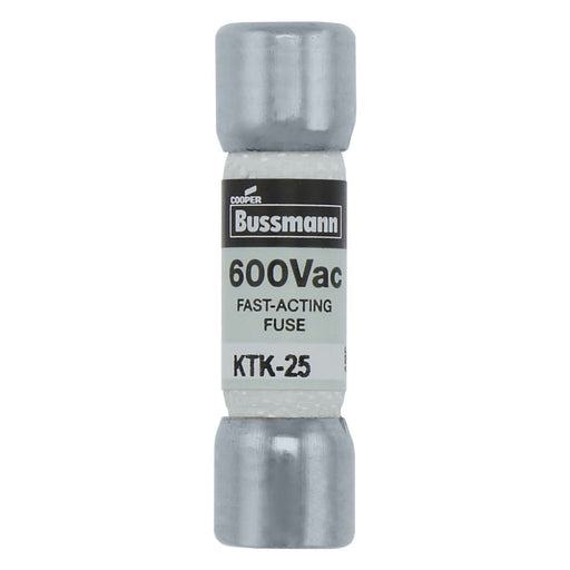 Eaton - HRC-Sicherung Sicherungseinsatz KTK-25 25 A, AC 600 V − 10 Stück